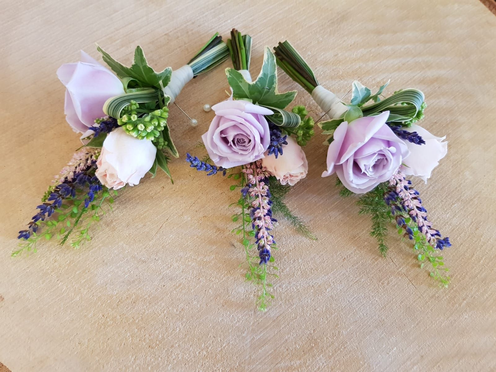 Buttonholes and corsages for your wedding in Staffordshire.