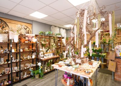 Floor to ceiling and wall to wall filled with beautiful items to browse and enjoy buying for those special moments in your life - come and visit Fine Flowers in Rugeley