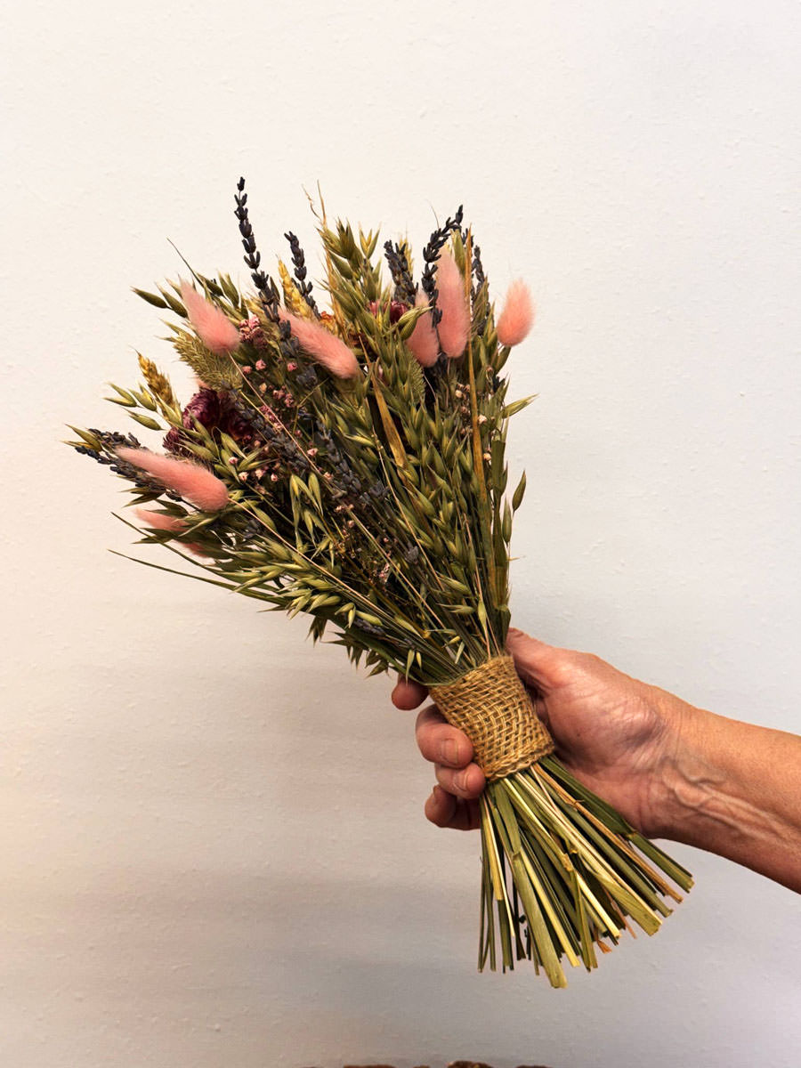 Dried Pink Wedding Flowers from Fine Flowers