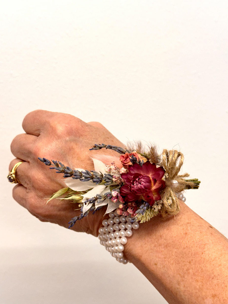 Dried Pink Wedding Flowers from Fine Flowers