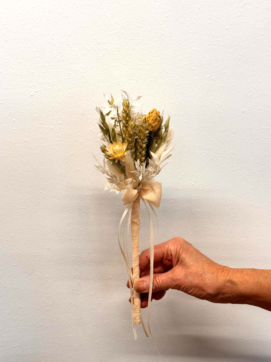 Dried White Wedding Flowers from Fine Flowers