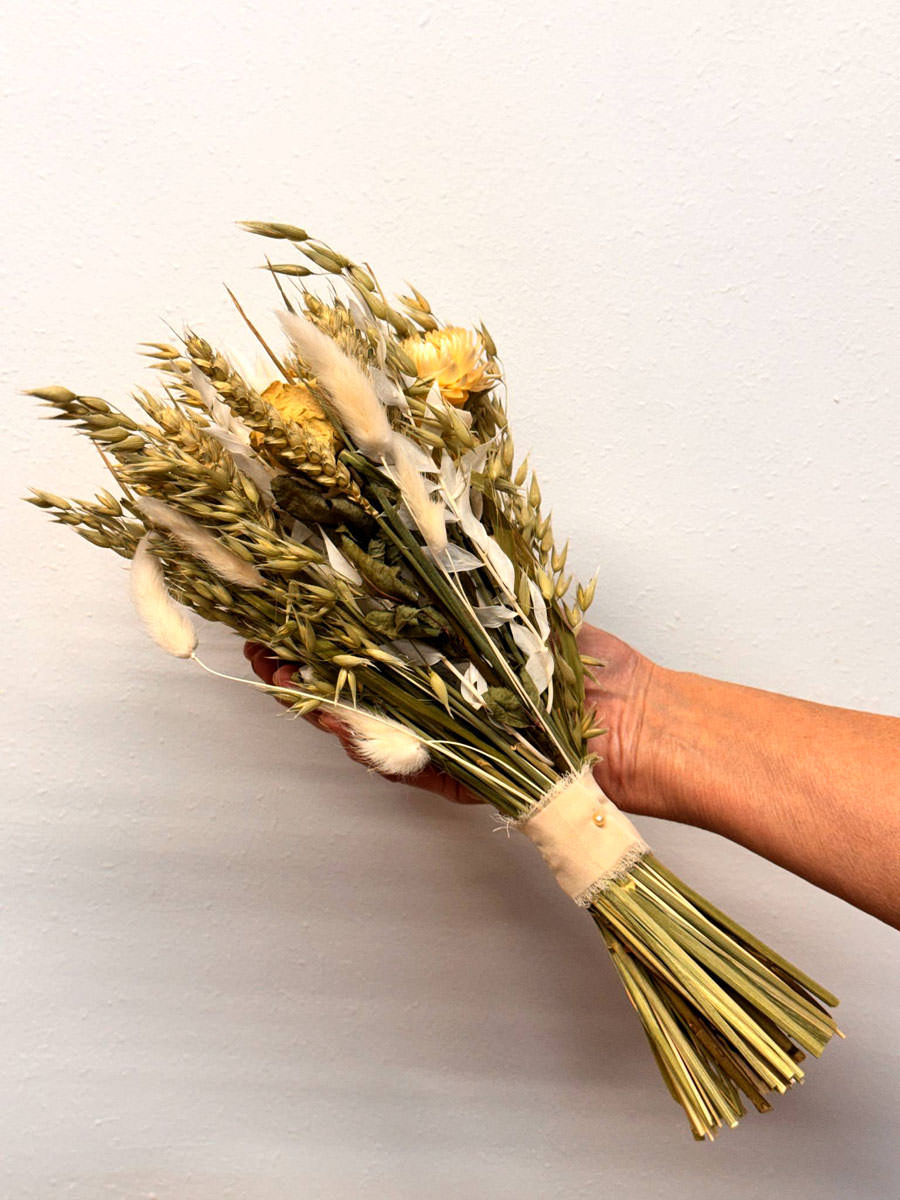 Dried White Wedding Flowers from Fine Flowers