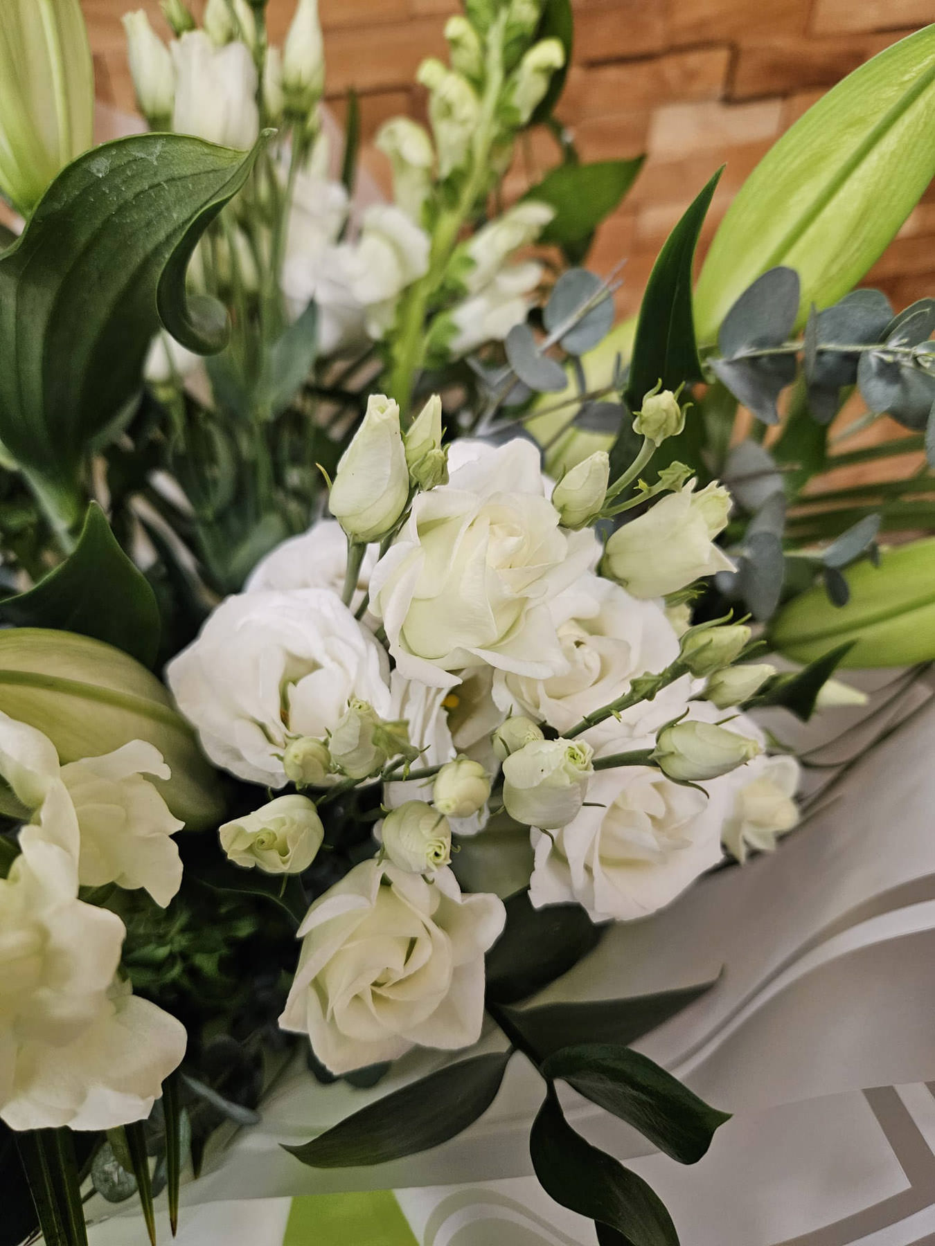 Luxury White Bouquet | Elegant Fresh Flowers Fine Flowers